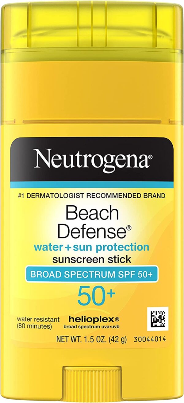 Neutrogena، Beach Defense ، واقي من الشمس ، SPF 50+ ، 1.5 أونصة (42 جم) احمِ بشرتك من أشعة الشمس الضارة مع واقي الشمس Beach Defense SPF 50+ بحجم 1.5 أونصة من Neutrogena. احصل عليه الآن!